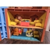Image 2 : Vintage 1980 Little People Fisher Price House with Furniture, Family, Dog, Vehicles and More
