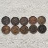 Image 1 : LOT OF 10 UNITED STATES Indian Head Pennies Excellent Condition Various Dates