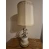 Image 4 : Gprgeous Pair Of Figural Porcelain Lamps & Shades 23 " Tall