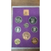 Image 6 : (2) Coins Of The World In Acrylic Display & (2) 1970 Pre Decimal UK Great Britain Proof Coins Sets