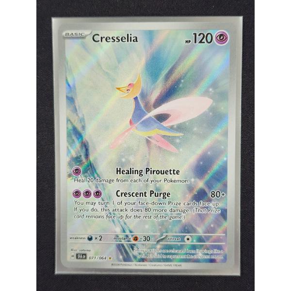 Cresselia 071/064 Holo Illustration Rare Pokemon Trading Card 