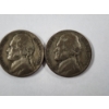Image 3 : Two United States 35% Silver Wartime Nickels