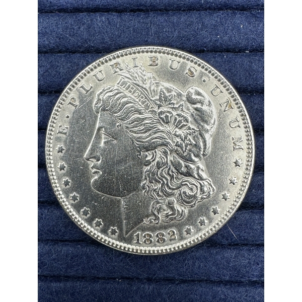 1882 Morgan Silver Dollar - Superb Condition
