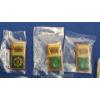Image 2 : Pokemon Burger King Jigglypuff 23K Gold-Plated Trading Card & (5) Kanto League Thunder Badge Pins