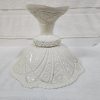 Image 5 : Unique Vintage Handmade Ceramic Pedestal Fruit Bowl With Date Stamp on Bottom
