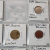 Image 9 : Two Binder Pages Filled with Assorted World Coins: Bahamas, Hungary, Jamaica, Belgium, & More!