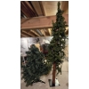 Image 1 : 2 Faux Pine Trees with Lights - 30" & 4'