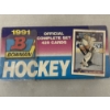 Image 1 : 1991 Bowman Hockey Card Set - Plastic Wrap Is Partially On, But Set Is Unopened