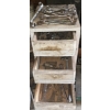 Image 2 : 6 Drawer Wooden Cabinet with Assorted Wrenches of Various Sizes