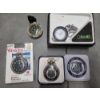 Image 4 : Vintage Collectables Including Basket, Pocket Watches, Pins, Stamps And More!