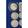Image 2 : (6) 1952, 1954, 1950, 1955, 1959 90% Silver Franklin Half Dollars - Face Value: $3.00