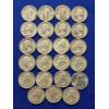 Image 1 : x28 Assorted Years 90% Silver Washington and Standing Liberty Quarters FV: $5.75