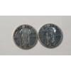 Image 1 : (2) Polished United States 1926 90% Silver Standing Liberty Quarters - Face Value: $0.50