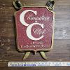 Image 3 : Vintage 13x17" Canadian Club In 87 Lands The Best In The House Shield Crest Foam Bar Sign