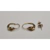 Image 2 : 14K Yellow Gold Earrings - Total Weight: 1.5g