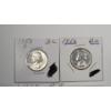 Image 3 : (4) United States 90% Silver Washington Quarters/Proof Quarters - 1953-D, 1956, 1963, 1964