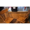 Image 1 : Louisville Home Pickup - Superb Set Of 2 Swil Type Oak Bar Chairs / Bar Stools - Like New - See Pics