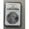 Image 1 : 1 Ounce Fine Silver - 2002 Silver Eagle $1 MS69 - NGC