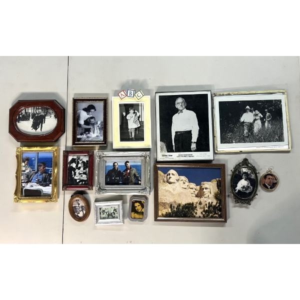 Lot of 14 Picture Frames with Pictures