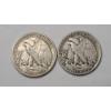 Image 2 : United States 1941-D & 1944 Walking Liberty 90% Silver Half Dollars - Face Value: $1.00