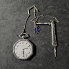 Image 1 : Elgin Pocket Watch with Chain, Folding Knife and Masonic Charm