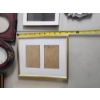 Image 10 : Lot of Assorted Sizes and Shapes Picture Frames and Wall Clock