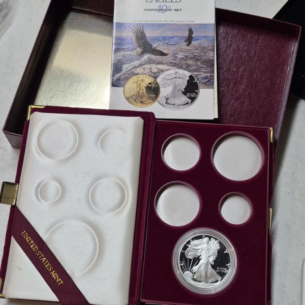 Exceptional Offering - The 1995 W (West Point Mint) US Silver Eagle Proof 1 Oz .999 Silver with Case