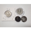 Image 5 : Four U.S. 90% Silver Quarters: Washington & Barber FV: $1.00