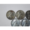 Image 2 : x5 1943 Lincoln Steel Wheat Cents 