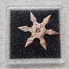 Image 1 : 5-gram Novelty Throwing Star Fashioned from .999 Fine Copper