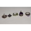 Image 1 : Assorted Sterling Silver Rings & Pendants - Total Weight: 27.8g
