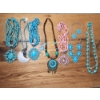 Image 1 : Assorted Costume Jewelry: Beautiful Chunky Necklaces, and 2 Sets w/ Matching Earrings
