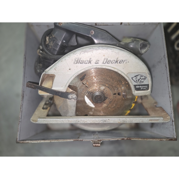 Black & Decker Circular Saw In Metal Box