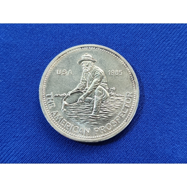 Engelhard The American Prospector One Troy Ounce .999 Fine Silver Round 