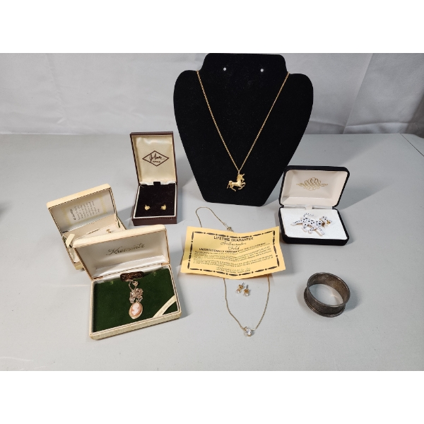 Assorted Costume Jewely and Accessories Including Necklaces, Earrings, Pin & More!