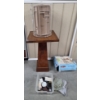 Image 1 : Solid Wood Table, Plastic Jewelry Display Case, New In Box Barstool & More -No Shipping Available