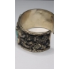 Image 2 : Vintage Mexico Southwest Style Turquoise-Like Cuff Bracelet 