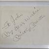 Image 2 : A Framed Autograph Reading: "To John, My Best Wishes, Mickey Mantle"