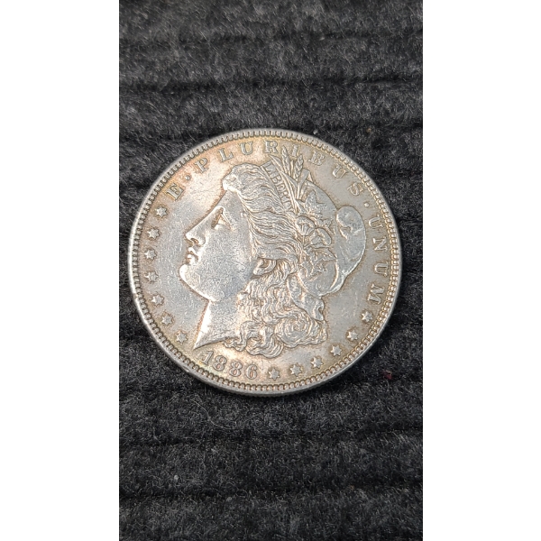 1886 90% Silver Morgan Dollar