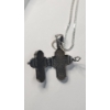 Image 3 : Sterling Silver Rings & Gold Plated Sterling Silver Prayer Box Necklace - Total Weight: 18.0g