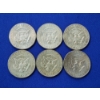 Image 2 : x6 Assorted Years 40% Silver Kennedy Half Dollars - FV: $3.00