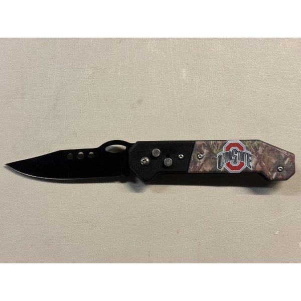 Ohio State University OTS Push Button Switchblade Knife