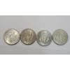 Image 4 : (4) Assorted Years/Mint Marks United States 40% Silver Kennedy Half Dollars - Face Value: $2.00