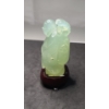 Image 2 : Carved Jade Buddha With Display Stand 