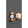 Image 6 : 10K Gold Delta Gamma Sorority Pins & Ring - Size 6 - Total Weight: 9.2g