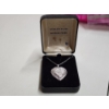 Image 4 : Sterling Silver Rhodium Finish Locket Heart Necklace 18in, Total Weight 7.1g