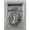 Image 1 : 2020 United States American Silver Eagle .999 Fine Silver Troy Ounce Coin Graded NGC - MS 70