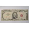Image 1 : United States Series 1963 $5 Red Seal Bank Note With Granahan And Dillon Signatures - Face Value: $5