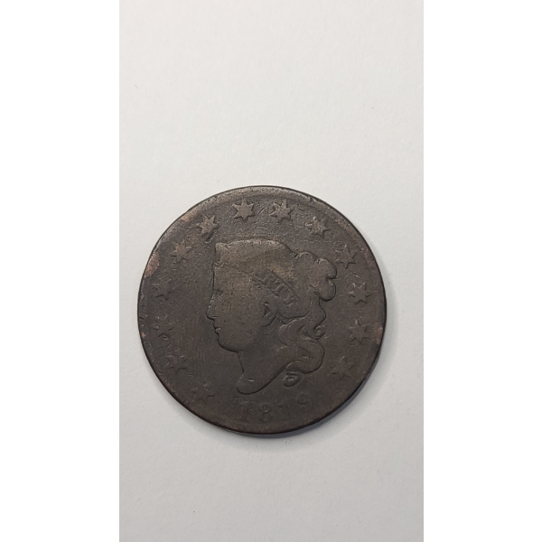 United States 1819 Coronet Matron Head Large Cent 
