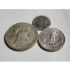 Image 3 : Assorted 90% Silver United States Coins Ft. Half Dollar, Quarter & Dime - Face Value $0.85